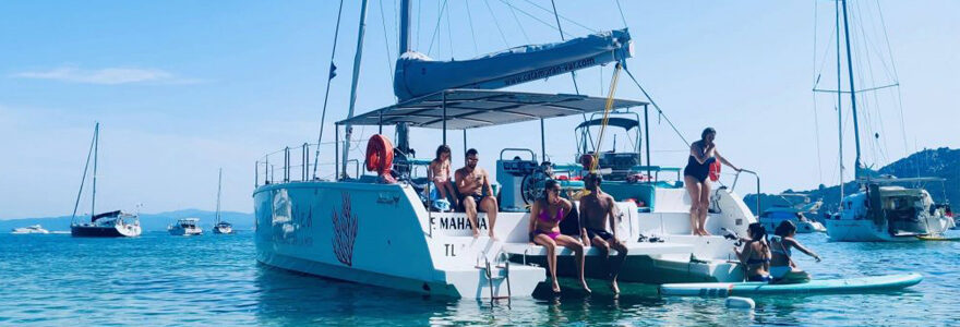 journée en catamaran